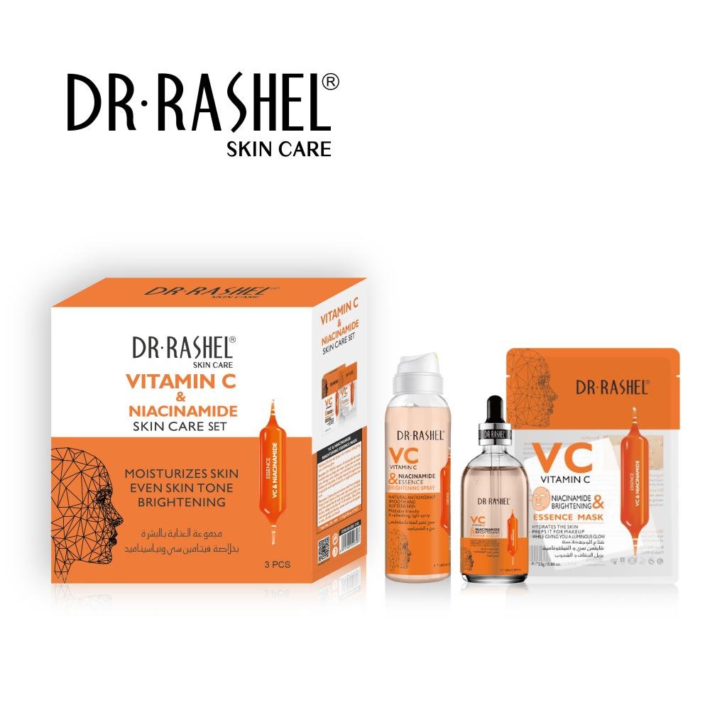DR.RASHEL Vitamin C & Niacinamide Skin Care Set (3 PCS)