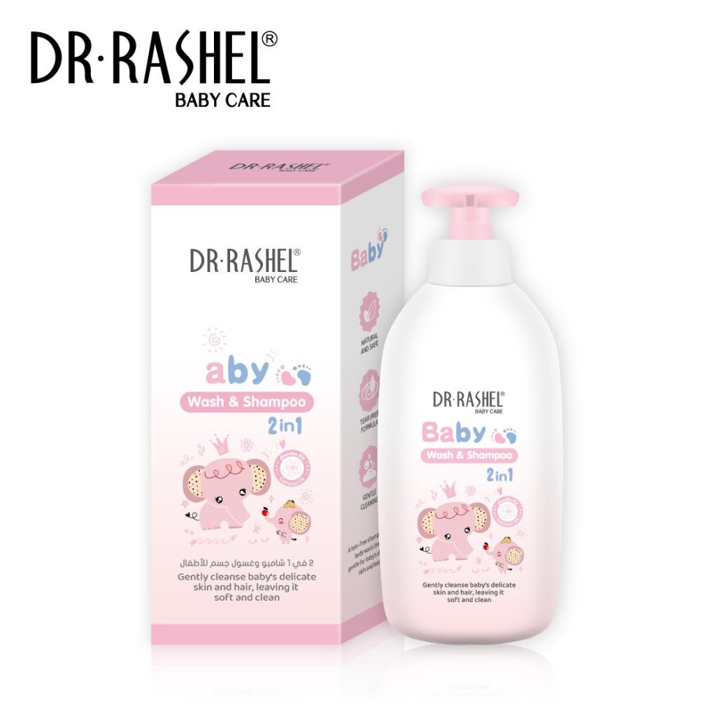 DR.RASHEL Baby Wash & Shampoo 2 in 1 – 500ml