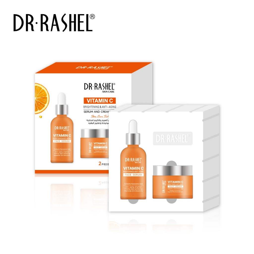 Dr. Rashel Vitamin C Serum & Cream Set – Brightening & Anti-Aging