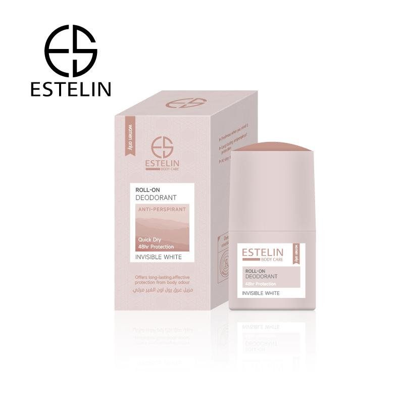 Estelin Roll-On Deodorant Invisible White