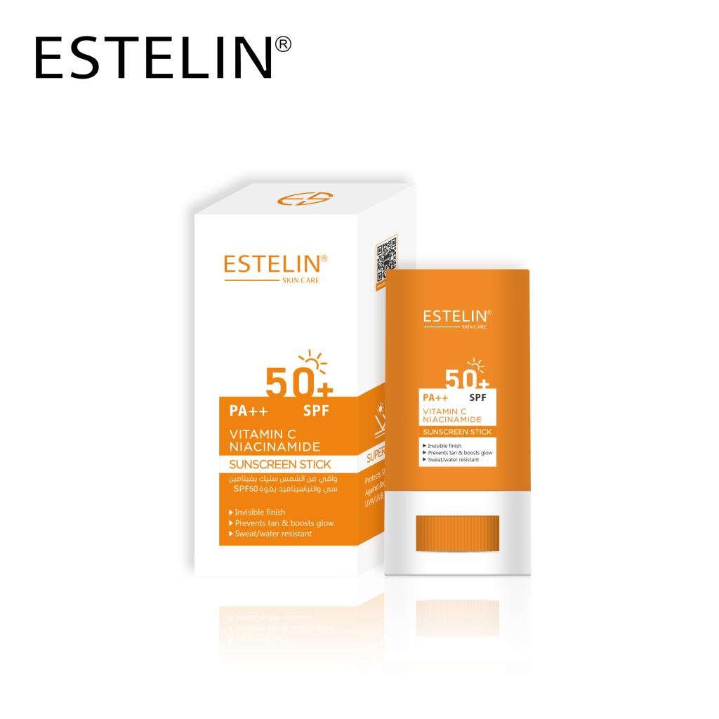 ESTELIN Vitamin C & Niacinamide Sunscreen Stick SPF 50+ PA++