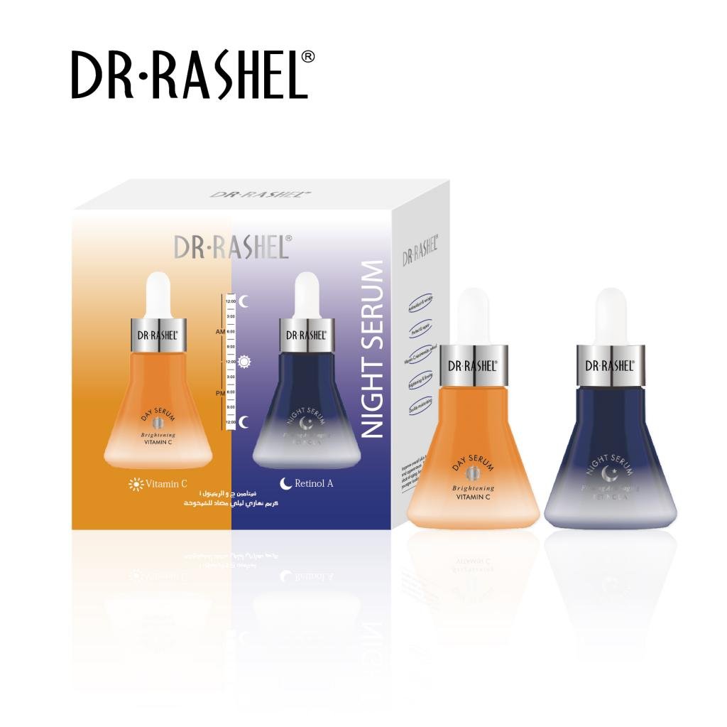 Dr. Rashel Anti-Aging Serum Package – Retinol Night & Vitamin C Day Serum DRL-17